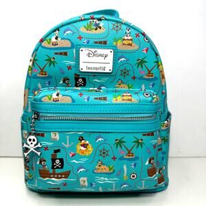 New Loungefly Disney Sensational 6 Pirate Backpack NWT Mickey Mouse and Friends